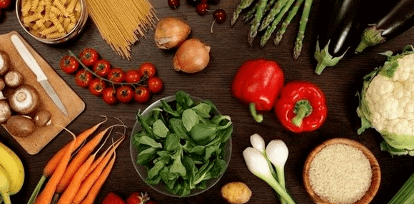 The diet of a healthy person